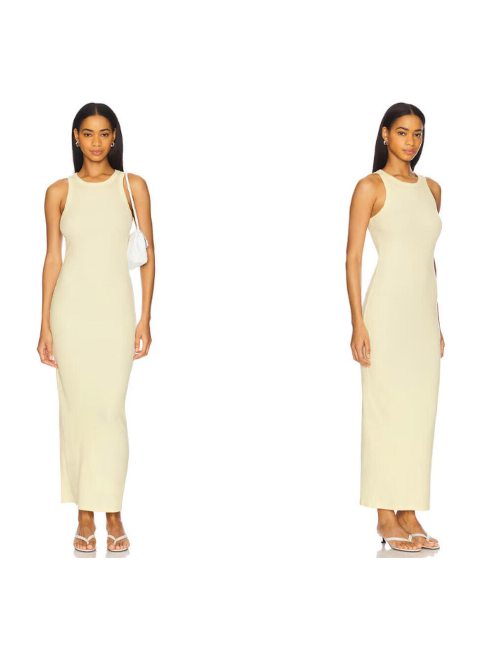 SPRWMN Racer Maxi Dress  ribbed Butter size M NWT $295msrp